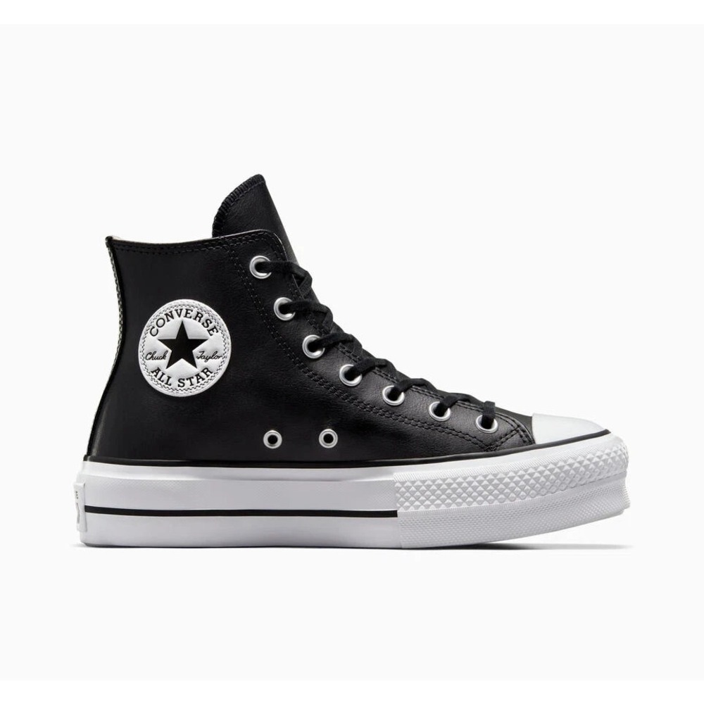 BNIB Converse Black and White Leather Chuck Taylor All Star High Top Sneakers